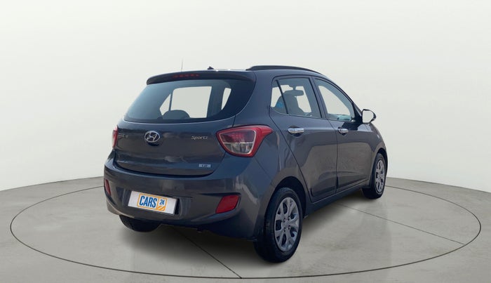 2015 Hyundai Grand i10 SPORTZ 1.2 KAPPA VTVT, Petrol, Manual, 44,161 km, Right Back Diagonal