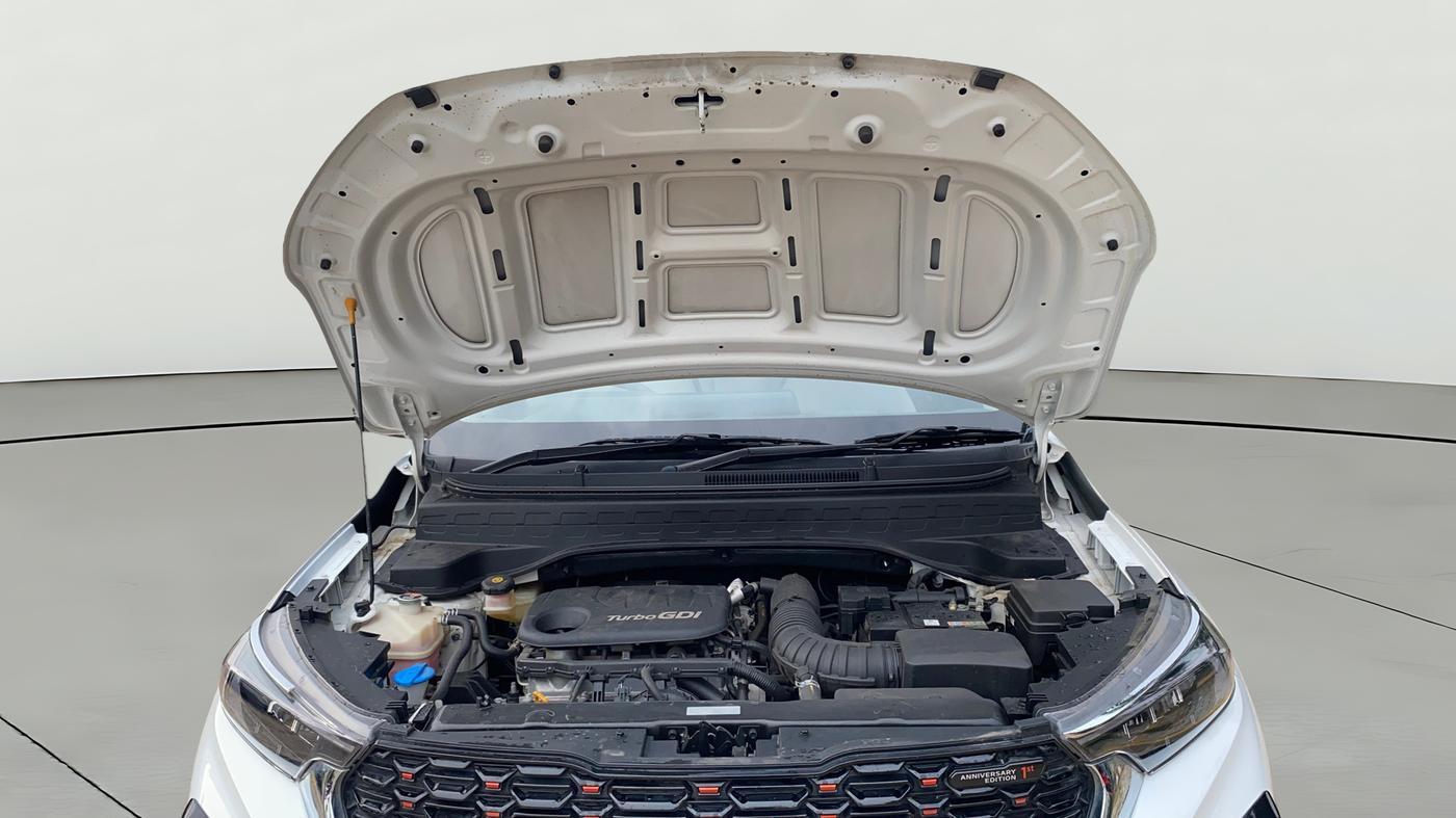 2022 KIA SONET HTX ANNIVERSARY EDITION 1.0 IMT, Petrol, Manual, 14,868 km, Open Bonet