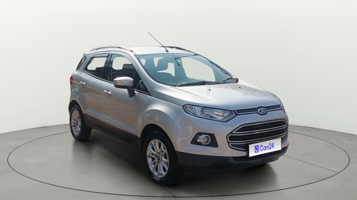 2016 Ford Ecosport TITANIUM+ 1.5L DIESEL, Diesel, Manual, 1,21,103 km, Right Front Diagonal