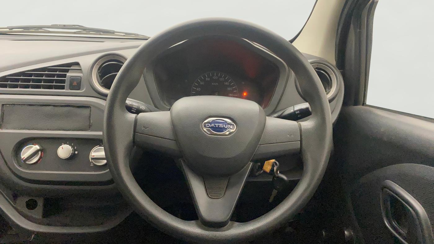 2018 Datsun Redi Go D, Petrol, Manual, 22,314 km, Steering Wheel Close Up