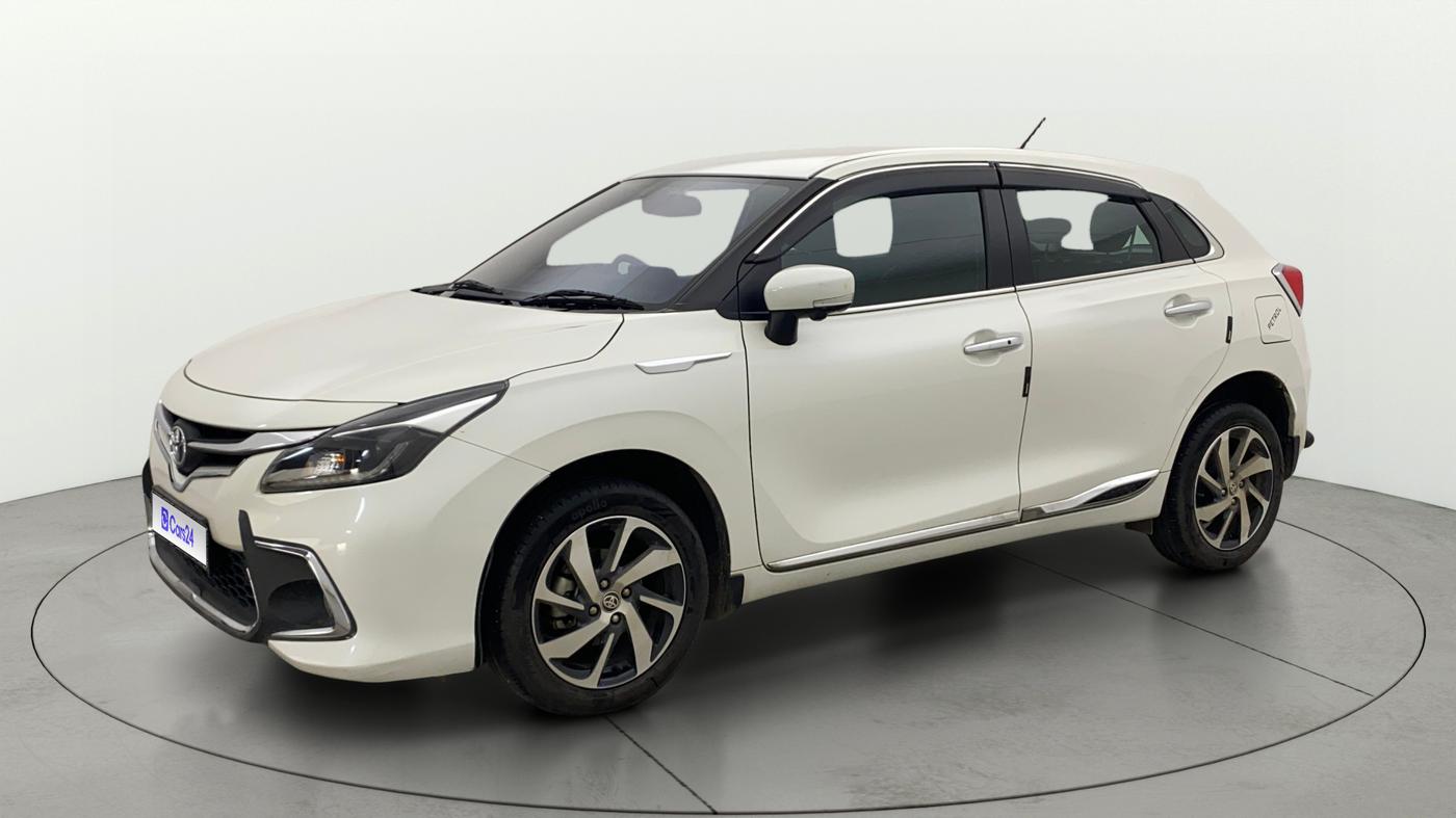 2024 Toyota Glanza V AMT, Petrol, Automatic, 18,128 km, Left Front Diagonal