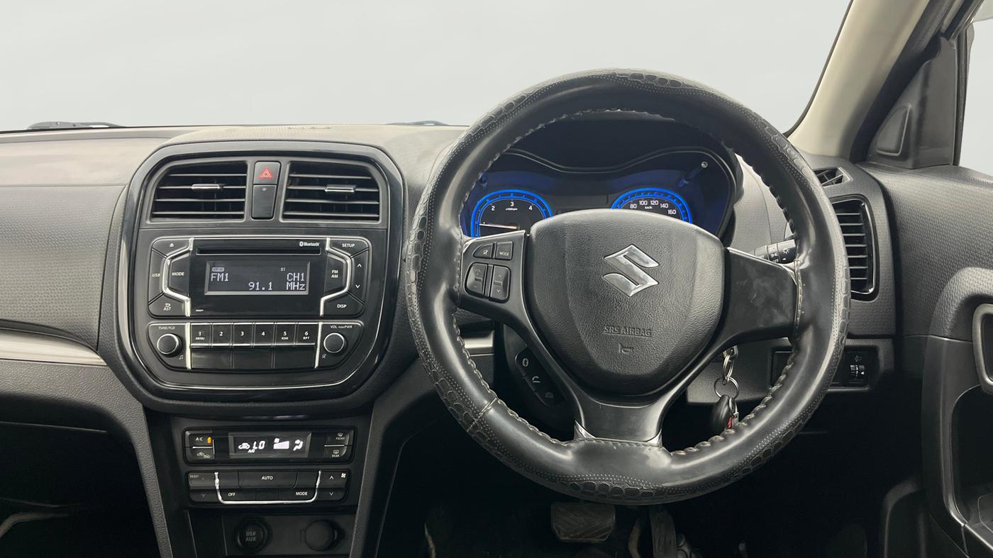 2019 Maruti Vitara Brezza ZDI AMT, Diesel, Automatic, 74,565 km, Steering Wheel Close Up