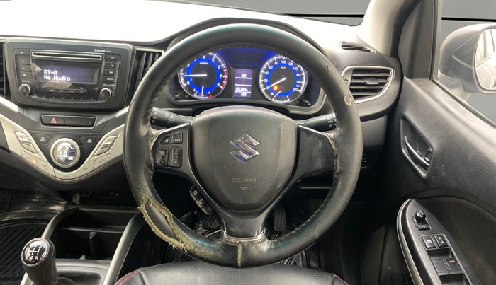 2018 Maruti Baleno DELTA PETROL 1.2, Petrol, Manual, 1,26,364 km, Steering Wheel Close Up