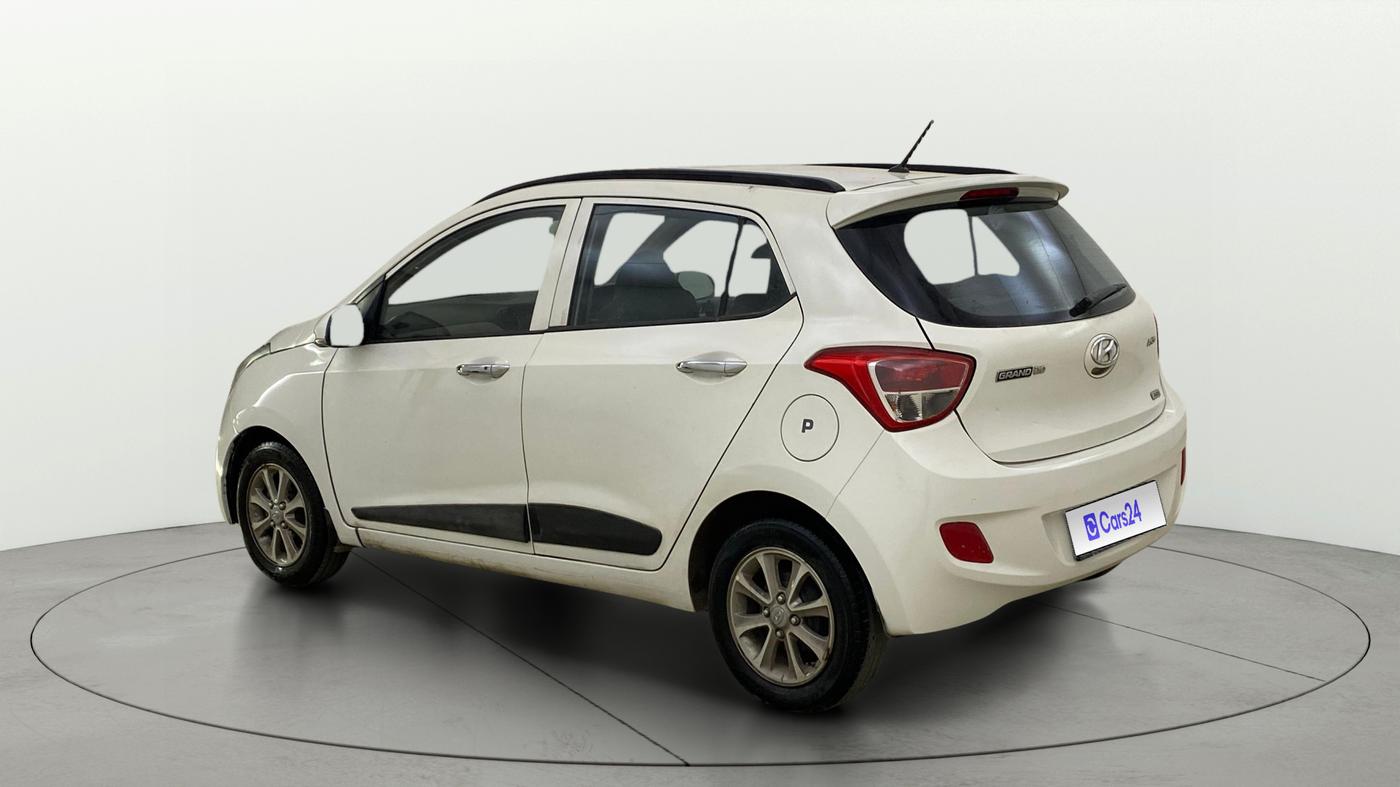 2016 Hyundai Grand i10 ASTA AT 1.2 KAPPA VTVT, Petrol, Automatic, 40,443 km, Left Back Diagonal