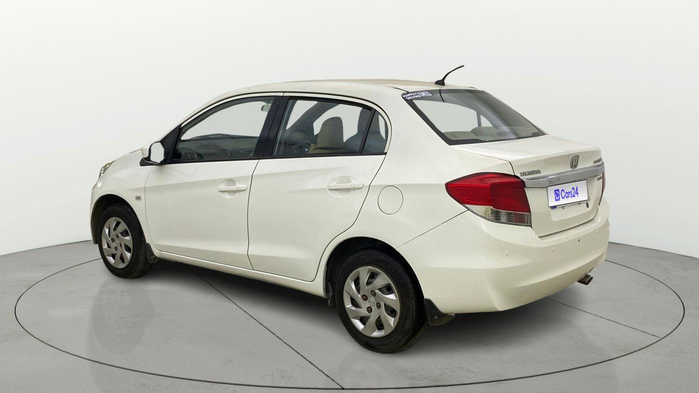 2013 Honda Amaze 1.5L I-DTEC S, Diesel, Manual, 80,191 km, Left Back Diagonal