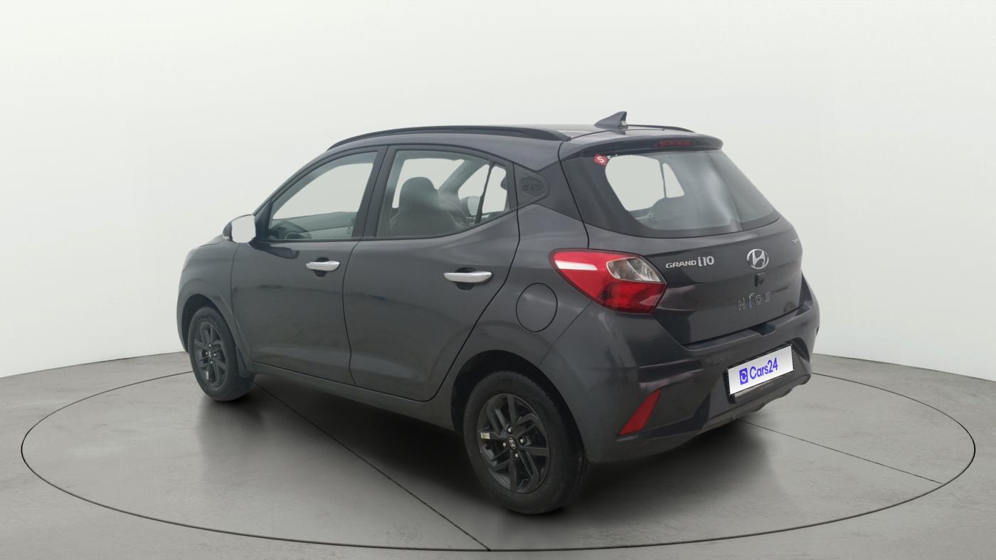 2021 Hyundai GRAND I10 NIOS SPORTZ 1.2 KAPPA VTVT, Petrol, Manual, 27,747 km, Left Back Diagonal