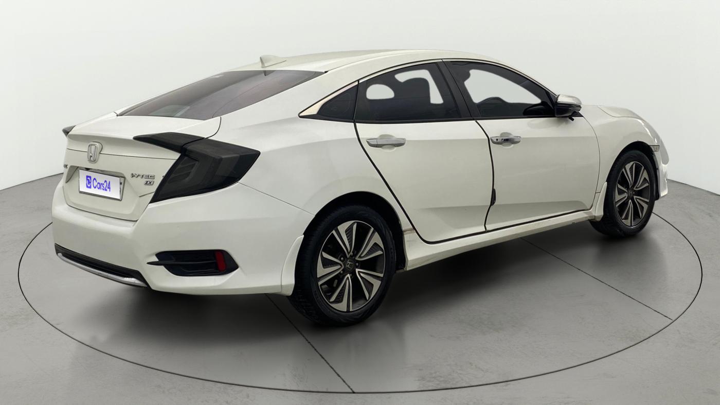 2019 Honda Civic 1.8L I-VTEC ZX CVT, Petrol, Automatic, 74,047 km, Right Back Diagonal