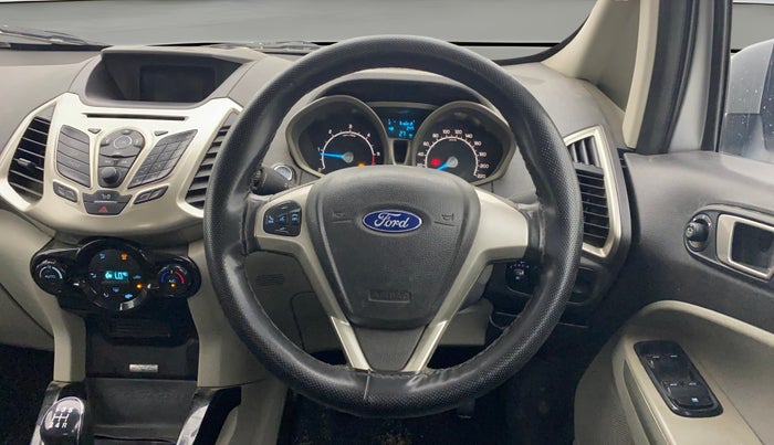 2016 Ford Ecosport TITANIUM 1.5L DIESEL, Diesel, Manual, 1,30,020 km, Steering Wheel Close Up