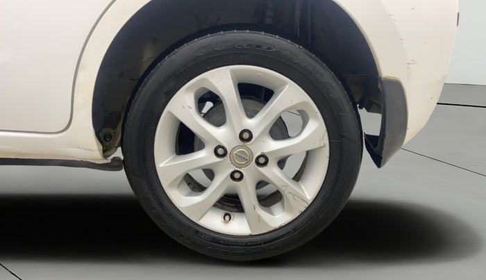 2014 Nissan Micra XV CVT, Petrol, Automatic, 1,02,505 km, Left Rear Wheel