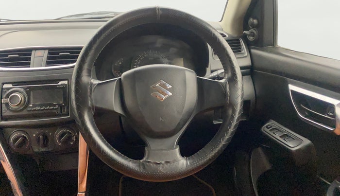 2013 Maruti Swift LXI, Petrol, Manual, 99,768 km, Steering Wheel Close Up