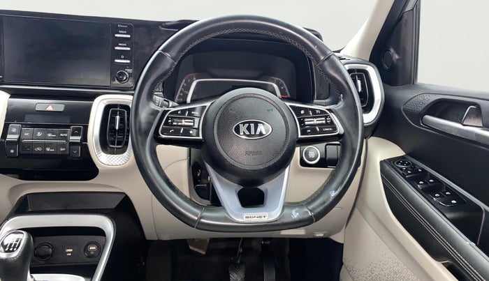 2020 KIA SONET HTX 1.0 IMT, Petrol, Manual, 47,182 km, Steering Wheel Close Up