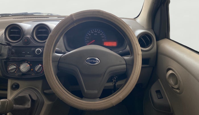 2015 Datsun Go Plus T, Petrol, Manual, 60,217 km, Steering Wheel Close Up