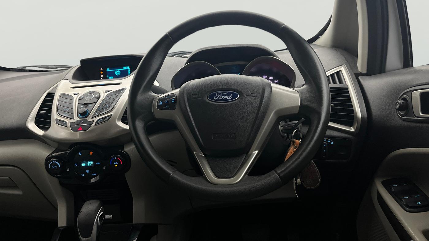 2015 Ford Ecosport TITANIUM 1.5L PETROL AT, Petrol, Automatic, 72,887 km, Steering Wheel Close Up