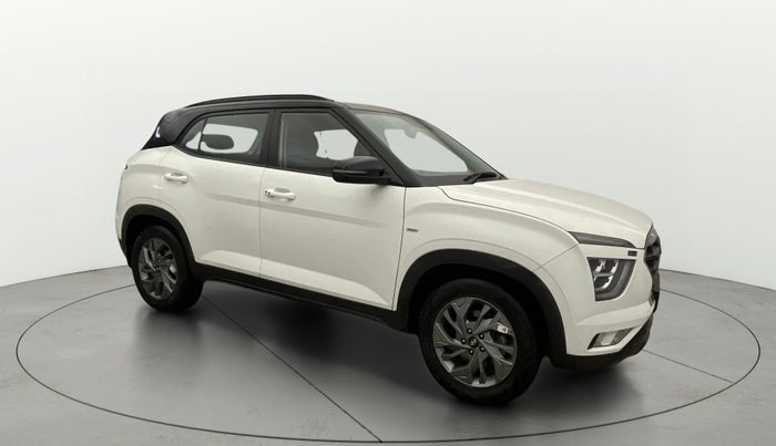 2021 Hyundai Creta SX (O) 1.4 TURBO DCT DUAL TONE, Petrol, Automatic, 92,101 km, Right Front Diagonal