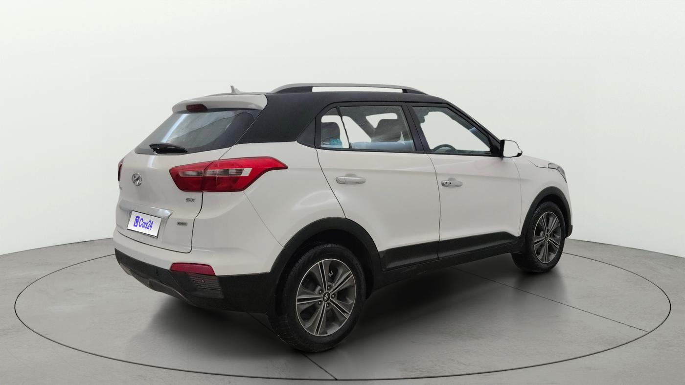 2016 Hyundai Creta SX PLUS AT 1.6 PETROL, Petrol, Automatic, 1,17,164 km, Right Back Diagonal