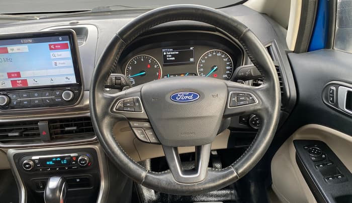 2020 Ford Ecosport TITANIUM + 1.5L PETROL AT, Petrol, Automatic, 50,757 km, Steering Wheel Close Up