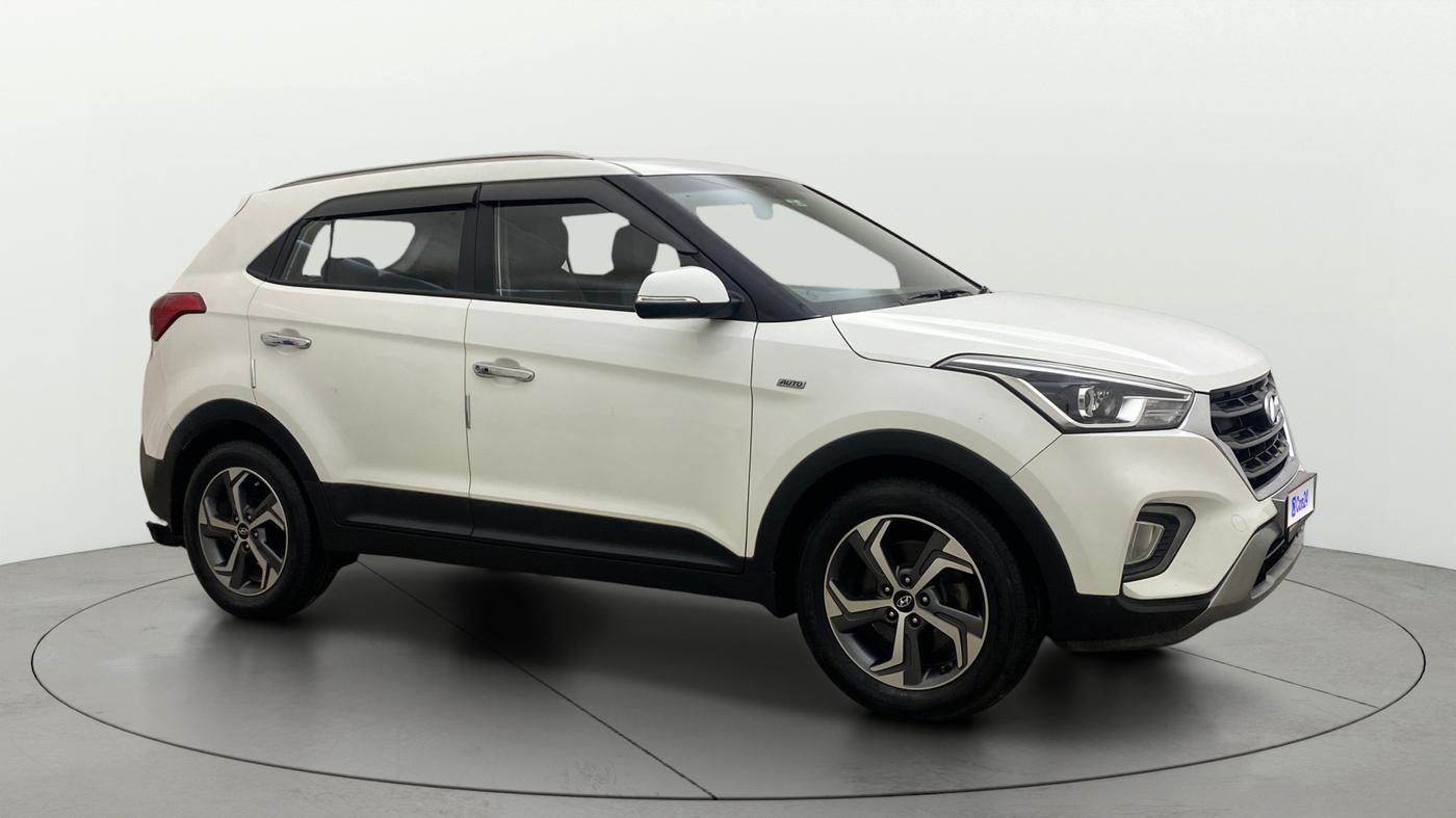 2018 Hyundai Creta SX AT 1.6 PETROL, Petrol, Automatic, 79,777 km, Right Front Diagonal