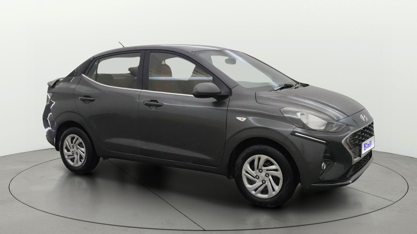 2021 Hyundai AURA S 1.2 CNG, CNG, Manual, 76,452 km, Right Front Diagonal