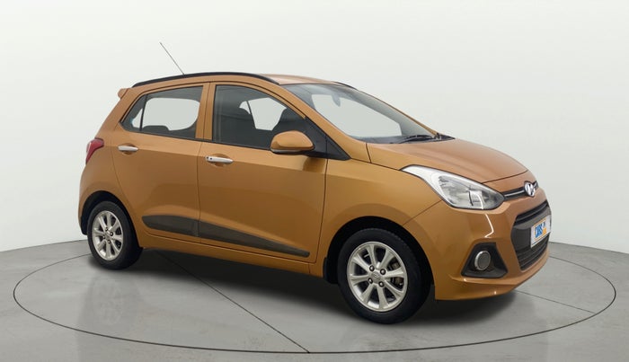 2015 Hyundai Grand i10 ASTA AT 1.2 KAPPA VTVT, Petrol, Automatic, 77,552 km, Right Front Diagonal