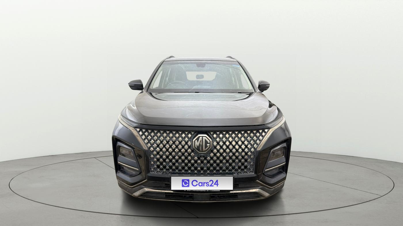 2024 MG HECTOR PLUS Sharp Pro Blackstorm 1.5 Turbo Petrol CVT 7 STR, Petrol, Automatic, 19,753 km, Front
