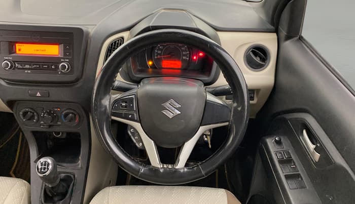 2019 Maruti New Wagon-R VXI 1.2, CNG, Manual, 80,574 km, Steering Wheel Close Up