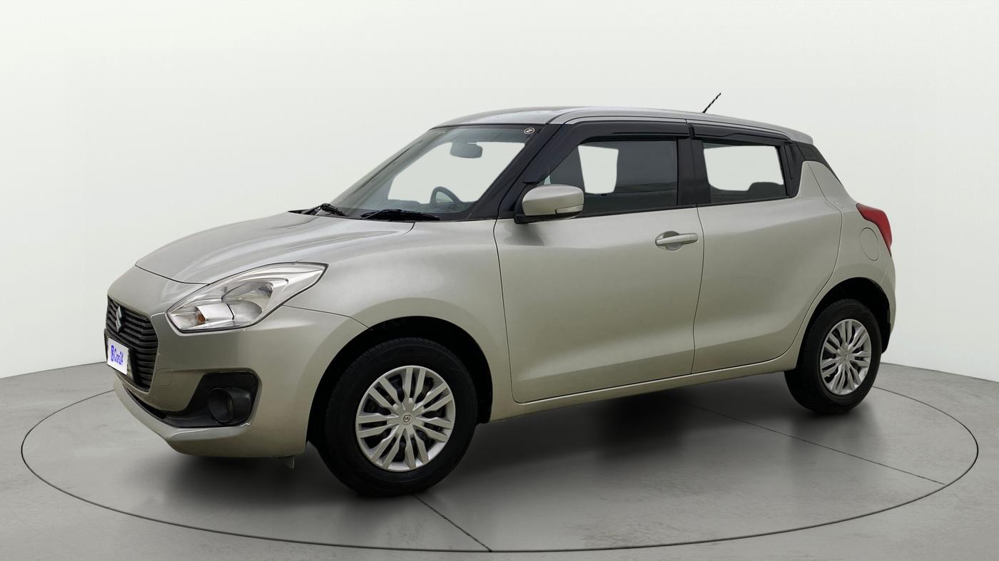2019 Maruti Swift VXI AMT, Petrol, Automatic, 91,974 km, Left Front Diagonal