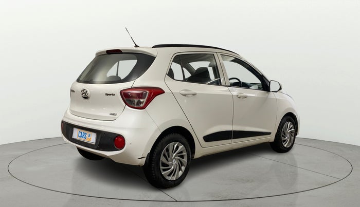 2017 Hyundai Grand i10 SPORTZ (O) 1.2 KAPPA VTVT, Petrol, Manual, 60,417 km, Right Back Diagonal