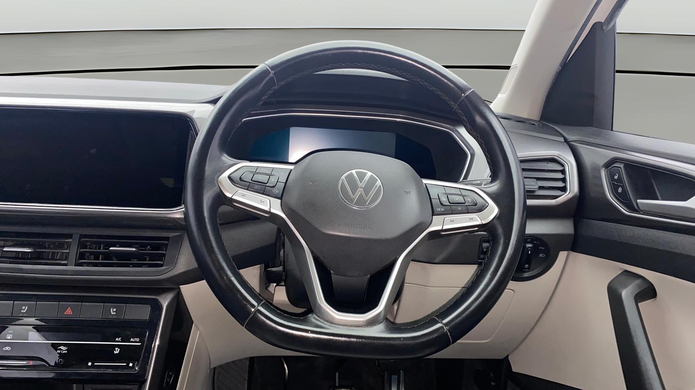 2021 Volkswagen TAIGUN TOPLINE 1.0 TSI MT, Petrol, Manual, 91,699 km, Steering Wheel Close Up