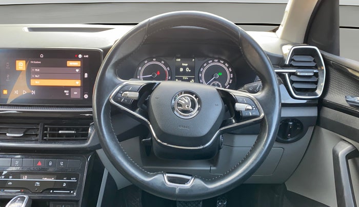 2021 Skoda KUSHAQ STYLE 1.0L TSI AT, Petrol, Automatic, 87,068 km, Steering Wheel Close Up