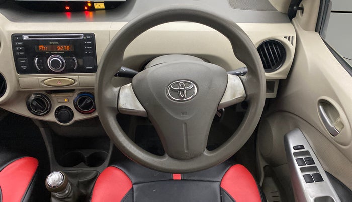 2013 Toyota Etios Liva GD, Diesel, Manual, 77,752 km, Steering Wheel Close Up
