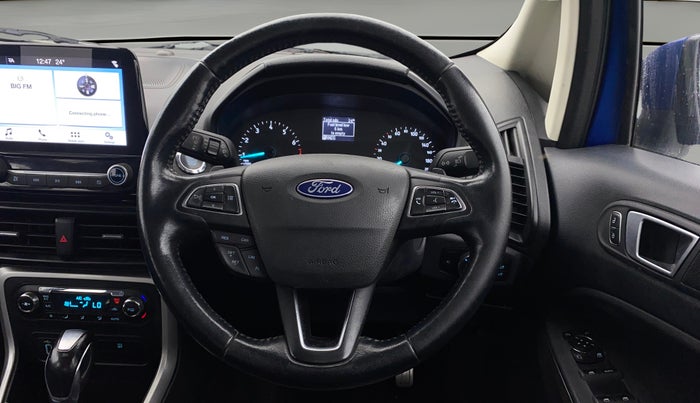 2018 Ford Ecosport TITANIUM + 1.5L PETROL AT, Petrol, Automatic, 1,01,616 km, Steering Wheel Close Up