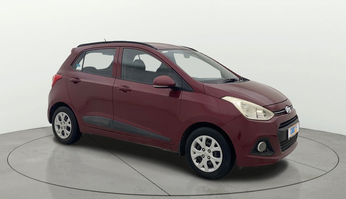 2015 Hyundai Grand i10 SPORTZ 1.2 KAPPA VTVT, Petrol, Manual, 70,865 km, Right Front Diagonal