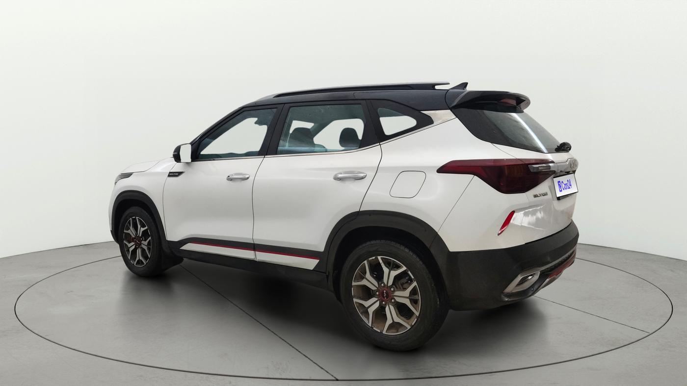 2021 KIA SELTOS GTX PLUS 1.5 DIESEL AT DUAL TONE, Diesel, Automatic, 1,18,560 km, Left Back Diagonal