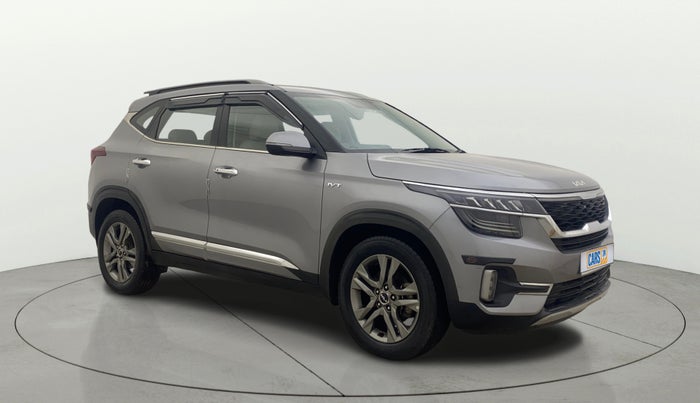 2021 KIA SELTOS HTX IVT 1.5 PETROL, Petrol, Automatic, 19,469 km, Right Front Diagonal