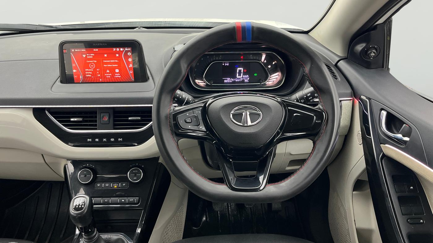 2021 Tata NEXON XZ PLUS PETROL DUAL TONE, Petrol, Manual, 38,282 km, Steering Wheel Close Up