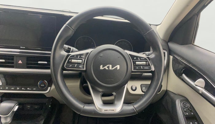 2022 KIA SELTOS HTX IVT 1.5 PETROL, Petrol, Automatic, 46,482 km, Steering Wheel Close Up