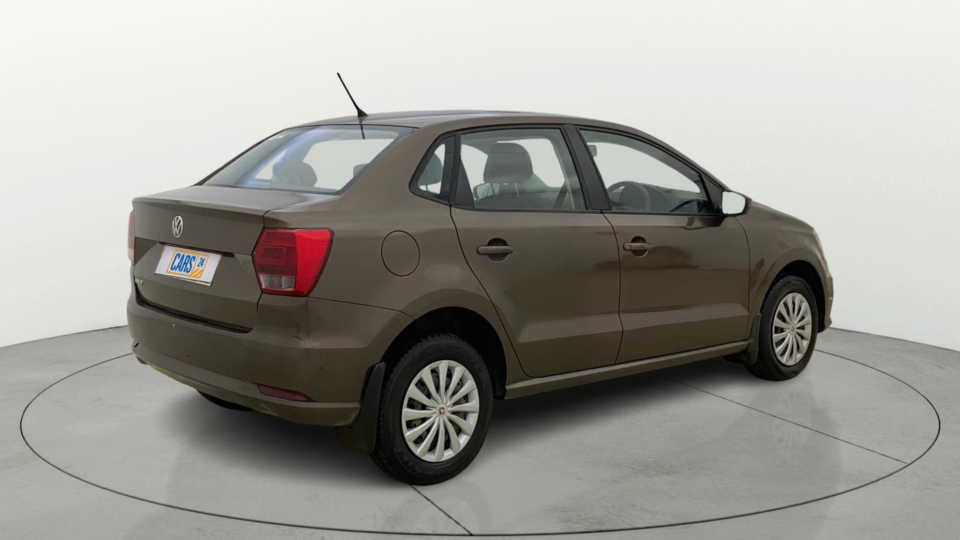 2019 Volkswagen Ameo TRENDLINE 1.0L, CNG, Manual, 45,977 km, Right Back Diagonal