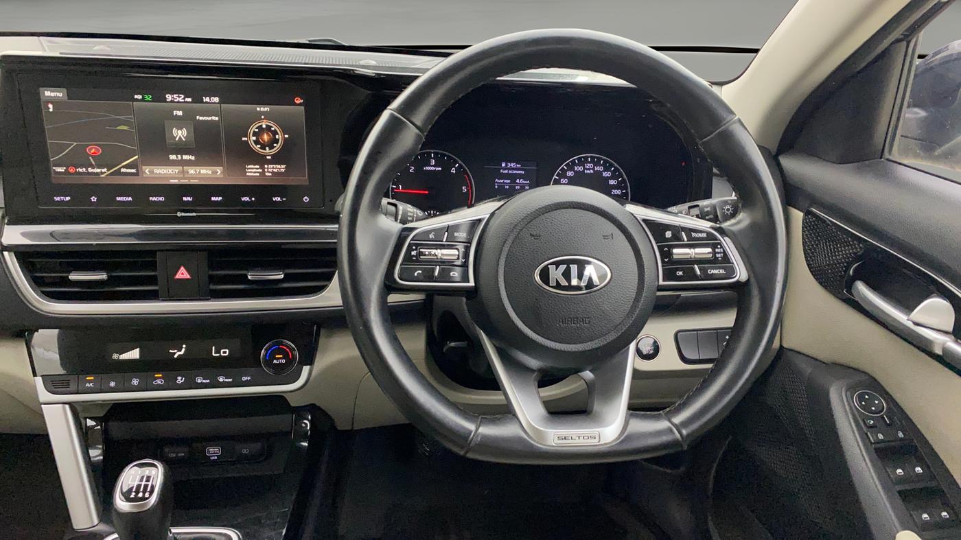 2020 KIA SELTOS HTX 1.5 DIESEL, Diesel, Manual, 66,955 km, Steering Wheel Close Up
