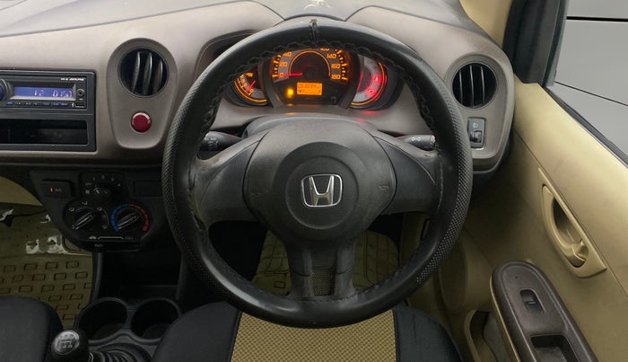 2014 Honda Brio E MT, Petrol, Manual, 63,012 km, Steering Wheel Close Up