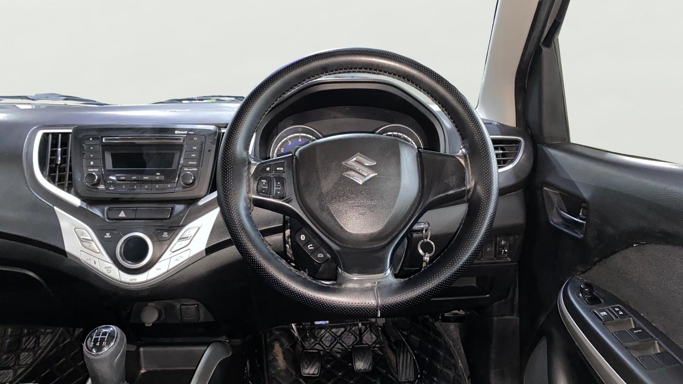 2017 Maruti Baleno DELTA PETROL 1.2, Petrol, Manual, 73,390 km, Steering Wheel Close Up