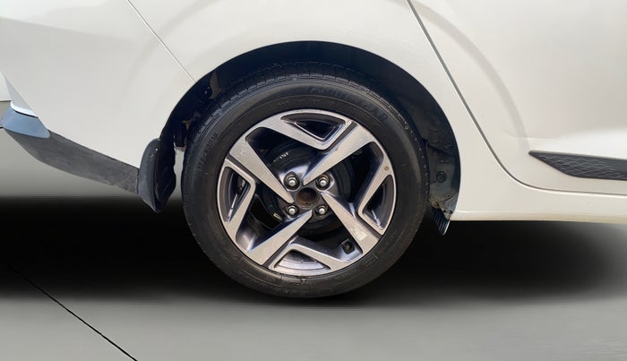 2022 Hyundai AURA SX PLUS 1.2 AMT, Petrol, Automatic, 67,386 km, Left Rear Wheel