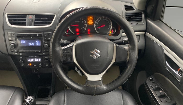 2017 Maruti Swift ZXI, Petrol, Manual, 90,573 km, Steering Wheel Close Up
