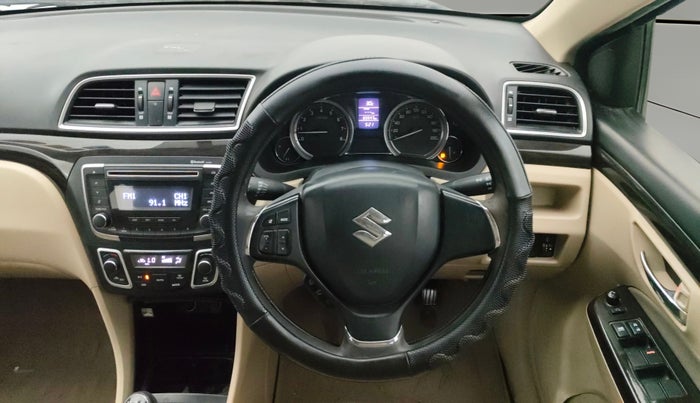 2017 Maruti Ciaz ZETA 1.4  MT PETROL, Petrol, Manual, 65,539 km, Steering Wheel Close Up