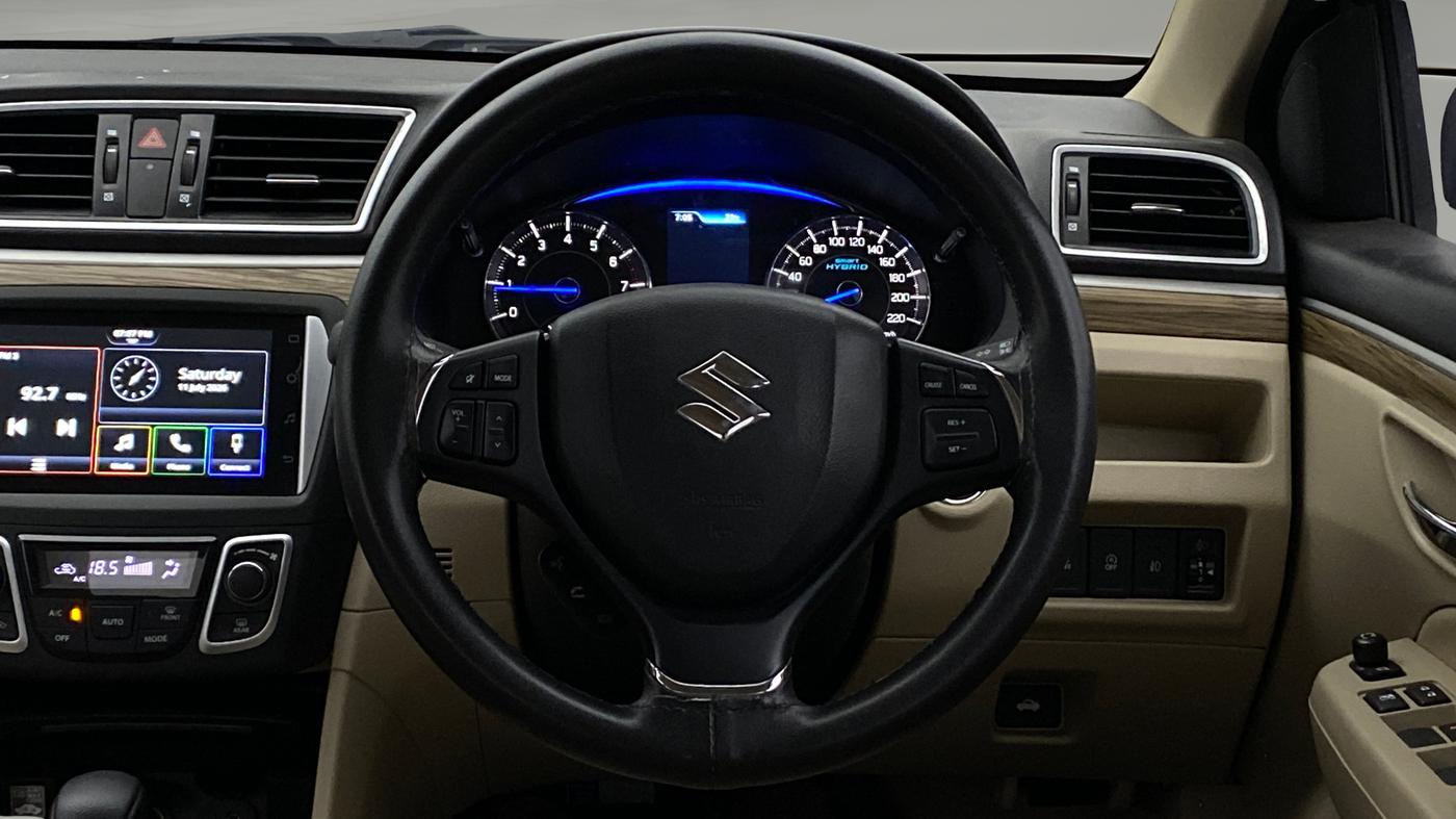 2024 Maruti Ciaz ZETA AT 1.5  SHVS PETROL, Petrol, Automatic, 8,236 km, Steering Wheel Close Up