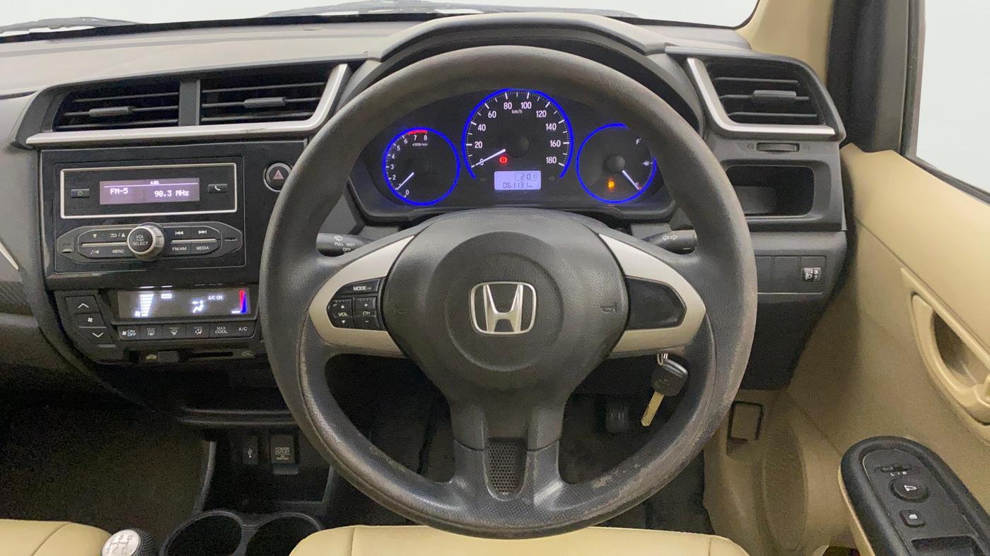 2017 Honda Brio S MT, Petrol, Manual, 61,127 km, Steering Wheel Close Up