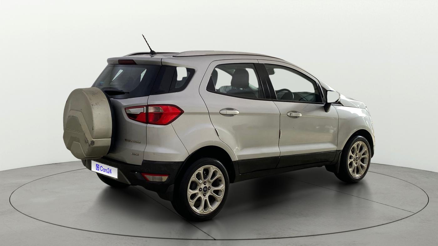 2018 Ford Ecosport TITANIUM + 1.5L DIESEL, Diesel, Manual, 65,678 km, Right Back Diagonal