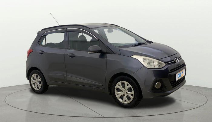 2015 Hyundai Grand i10 SPORTZ 1.2 KAPPA VTVT, Petrol, Manual, 60,994 km, Right Front Diagonal