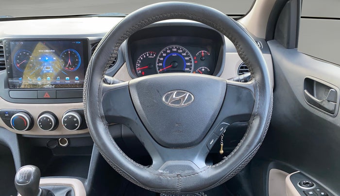 2016 Hyundai Grand i10 MAGNA 1.2 KAPPA VTVT, Petrol, Manual, 77,691 km, Steering Wheel Close Up