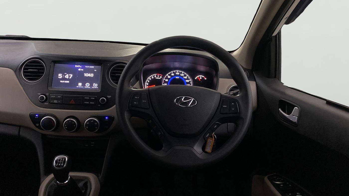 2019 Hyundai Grand i10 SPORTZ 1.2 KAPPA VTVT, Petrol, Manual, 31,898 km, Steering Wheel Close Up