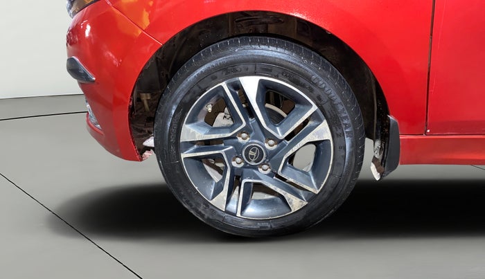2017 Tata TIGOR XZ PETROL, Petrol, Manual, 52,781 km, Left Front Wheel